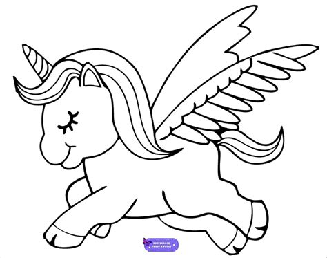 Unicornio Fofo Colorir Alas Blancas Para Colorear The Best Porn Website