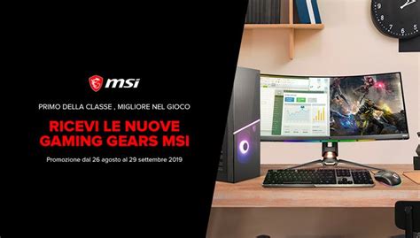 Acquista Uno Dei Prodotti Msi Selezionati Registralo E Ricevi