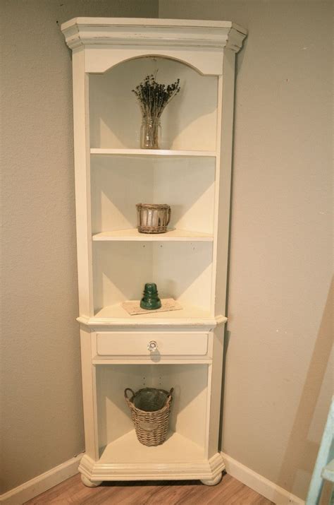 Tall Farmhouse Corner Cabinet