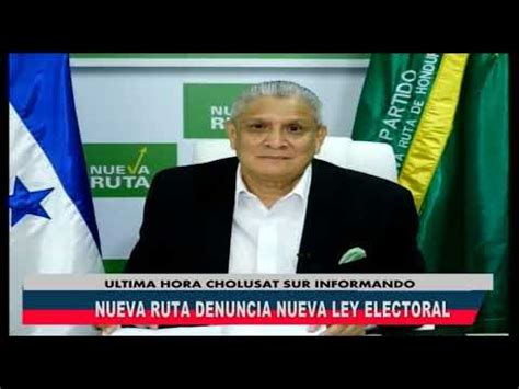 ESDRAS AMADO LOPEZ DENUNCIA NUEVA LEY ELECTORAL YouTube