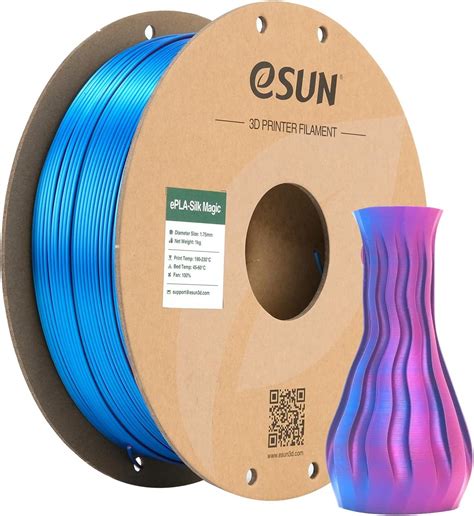 eSUN İpek Büyülü PLA Filament 1 75mm İpeksi Çift Renkli 3D Yazıcı