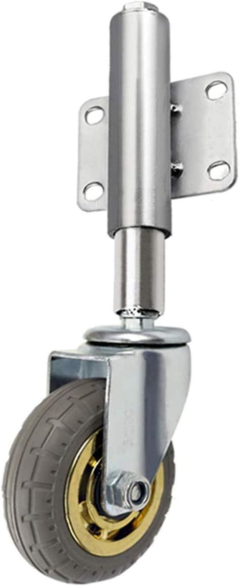 4 Inch Gate Wheel Spring Loaded Swivel Caster Heavy Duty Castors