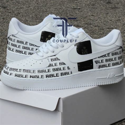 Holy Bible Custom Hand Painted Nike Air Force