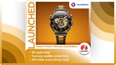 Huawei Watch Ultimate Gold Edition Unveiled