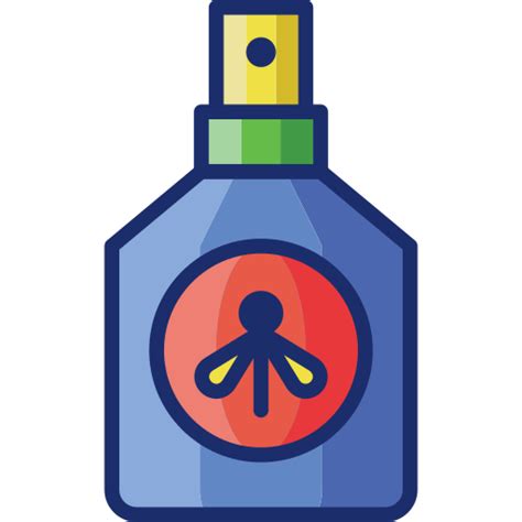 Insect Repellent Flaticons Lineal Color Icon