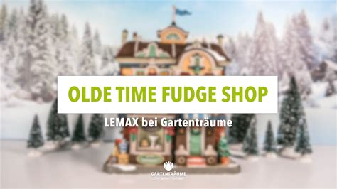 Lemax Olde Time Fudge Shop Bei Gartentr Ume Youtube