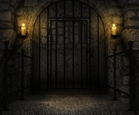 Ancient Dungeon Dark Stone Basement — Stock Photo © Vpardi 96775212