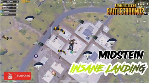 Insane Landing In Midstein Livik Map Pubg Mobile Gamistry Youtube