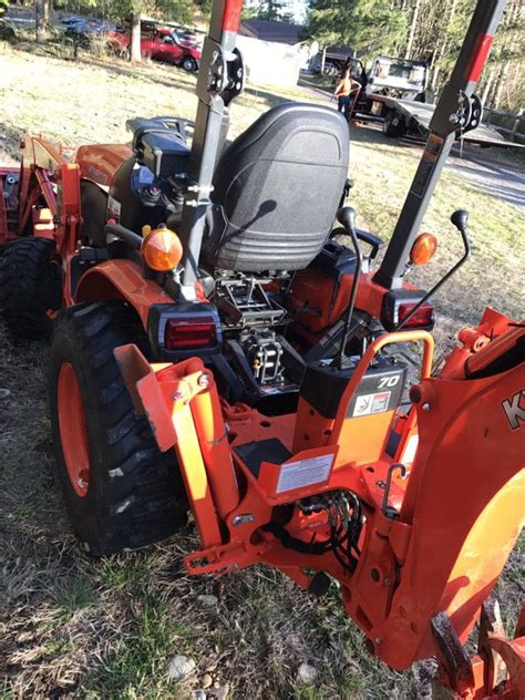 Kubota Wd B Tractor With Backhoe For Sale In Roy Wa Offerup