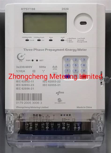 Smart Three Phase Prepaid Prepayment Energy Meter Smart Keypad