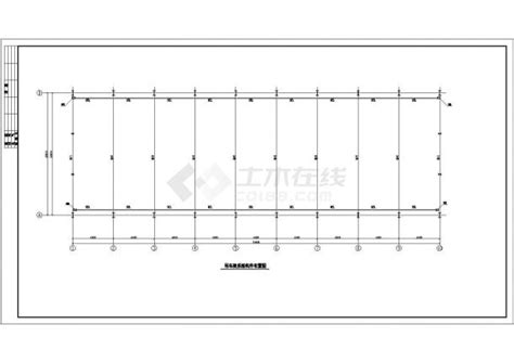 钢结构15吨吊车厂房结构施工cad图工业建筑土木在线