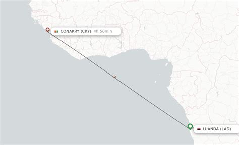 Direct (non-stop) flights from Luanda to Conakry - schedules ...