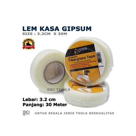 Jual Lakban Lem Kasa Kassa Gypsum Gipsum KZW 32 Mm 30 Meter Fiberglass