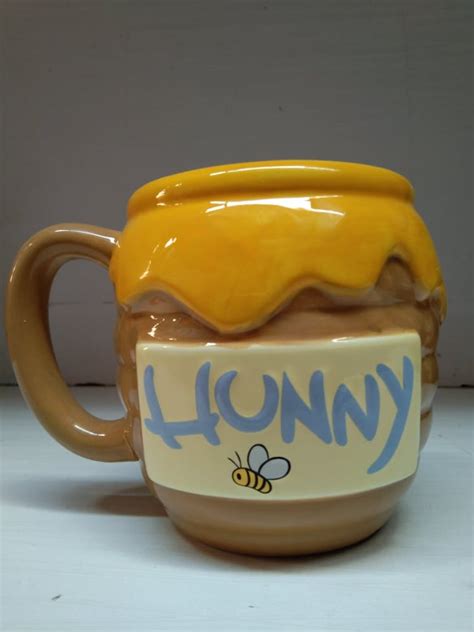 Winnie The Pooh Hunny Pot Ceramic 3d Sculpted Mug Alyannas Nook