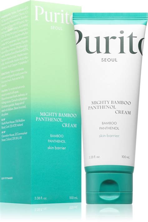 Purito Mighty Bamboo Panthenol Cream Crema Rigenerante Intensa Per