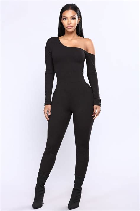 One Piece Jumpsuit Fashion Black One Piece