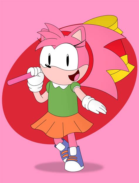 Classic Amy Rose By William Games 35 By Williamceleste Arts On Deviantart