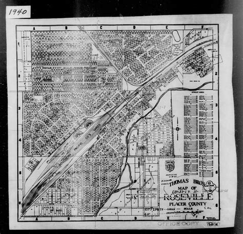 1940 Census Enumeration District Maps California Placer County