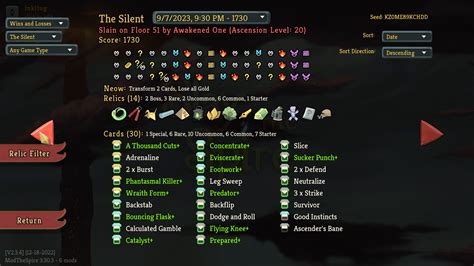 Deckbuilding feedback (A20H Silent) : r/slaythespire