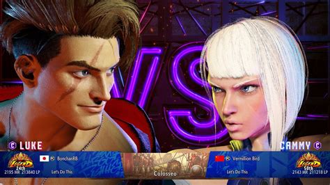 Sf Bonchan Luke Vs Vermillion Bird Cammy Street Fighter Legend