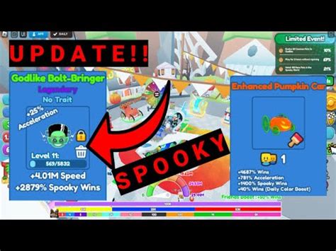 Spooky Update Showcase Race Clicker Roblox YouTube