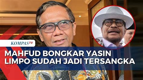 Belum Dpo Syahrul Yasin Limpo Disebut Mahfud Md Sudah Jadi Tersangka