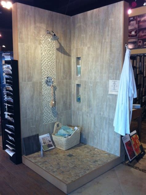 Keystone Showroom Shower Displays Contemporary Bathroom St Louis