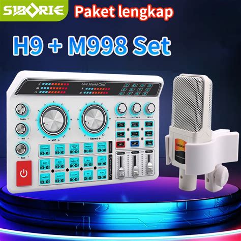 Jual Siborie Soundcard H M Mic Paket Lengkap Mixer Bluetooth Sound