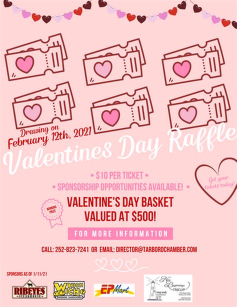 2021 Valentine's Day Gift Basket Raffle - Feb 12, 2021