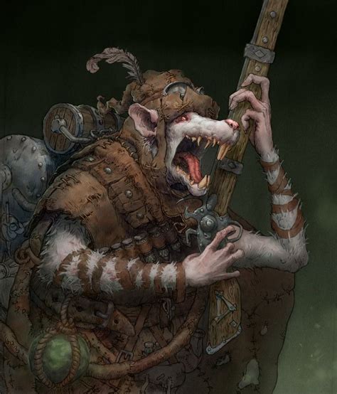 Skaven Emil Jensen Warhammer Skaven Fantasy Rpg Warhammer 40k Artwork