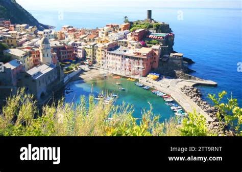 Beautiful Vernazza In Cinque Terre One Of Five Famous Colorful