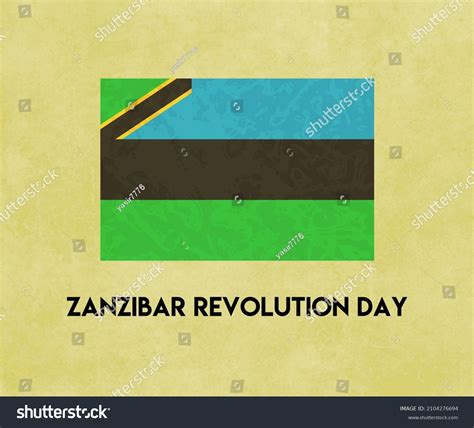 Illustration Design Zanzibar Revolution Day Stock Illustration ...