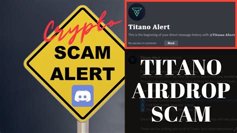 Titano Airdrop Scam Via Discord Direct Message Crypto Scam Alert