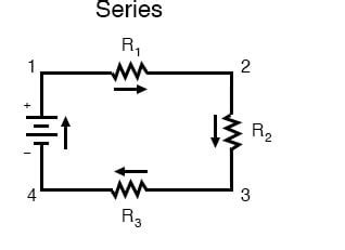 simple series circuit diagram