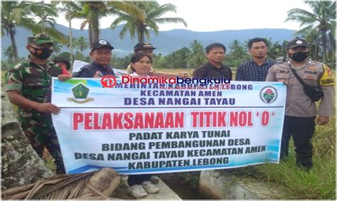 Awali Kegiatan 2022 Pemdes Nangai Tayau Gelar Titik Nol Pembangunan