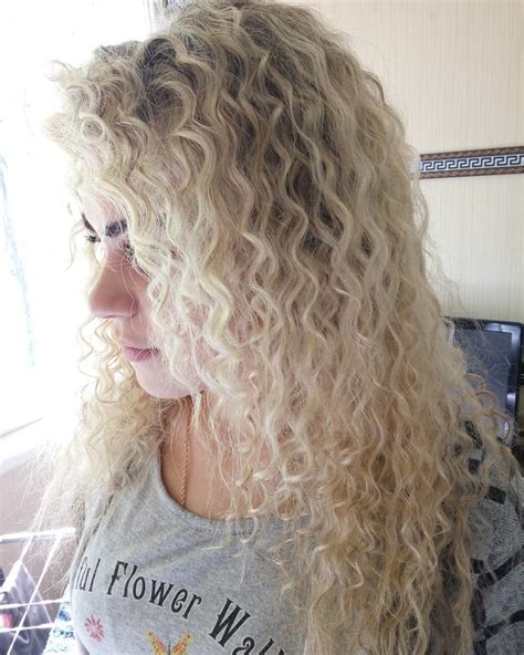 Img 1080x1350 193052 Long Blonde Curly Spiral Perm Hair 10011011110010110100 Flickr