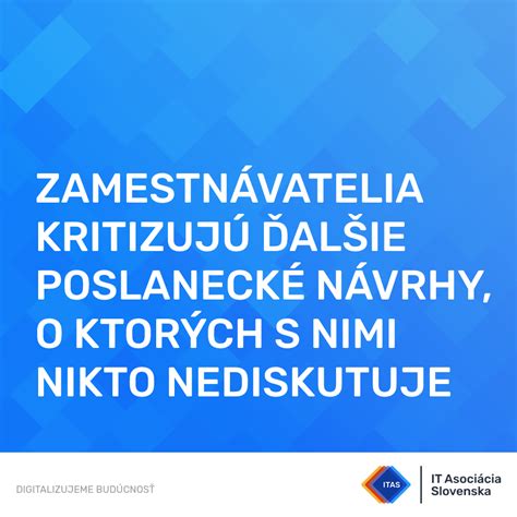 Zamestn Vatelia Kritizuj Poslaneck N Vrhy Z Konov Iadaj Ich