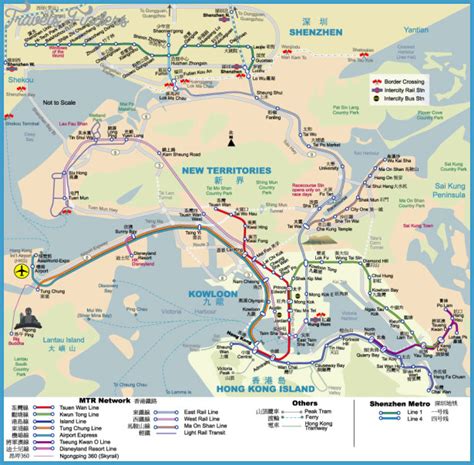 Shenzhen Subway Map - TravelsFinders.Com