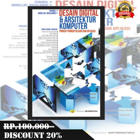 Promo BUKU DESAIN DIGITAL ARSITEKTUR KOMPUTER PRINSIP PRINSIP DESAIN