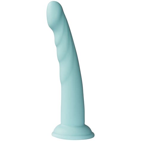 Dillio Platinum Slim Seven Turkis Dildo Med Sugekop 21 Cm Sinful