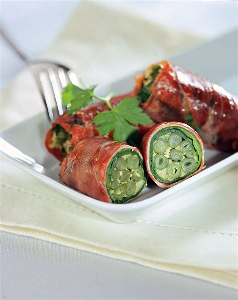 Ricetta Involtini Di Prosciutto Tiepidi Con Fagiolini E Bietole Donna