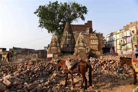 Kashi Vishwanath temple corridor project exposes mosque - The Tribune