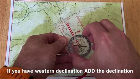 Wilderness Navigation Skills Orientating A Map With A Compass Youtube