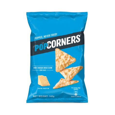 Popcorners Corn Snack White Cheddar Cheese 142g