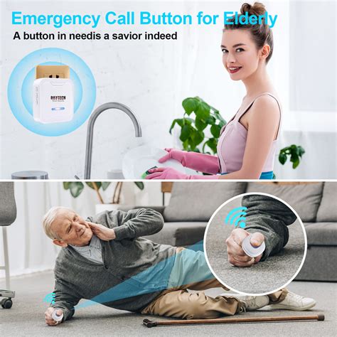 Daytech Caregiver Pager Wireless Call Button System Nurse Calling Alert