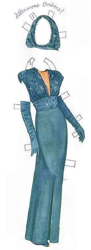 Barbara Stanwyck Paper Doll Dress Vintage Paper Dolls Paper Dolls