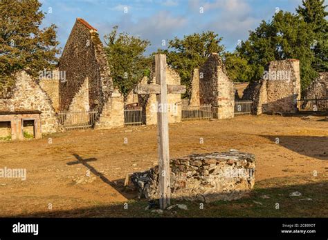 Europe France Haute Vienne Oradour Sur Glane Sept Wooden