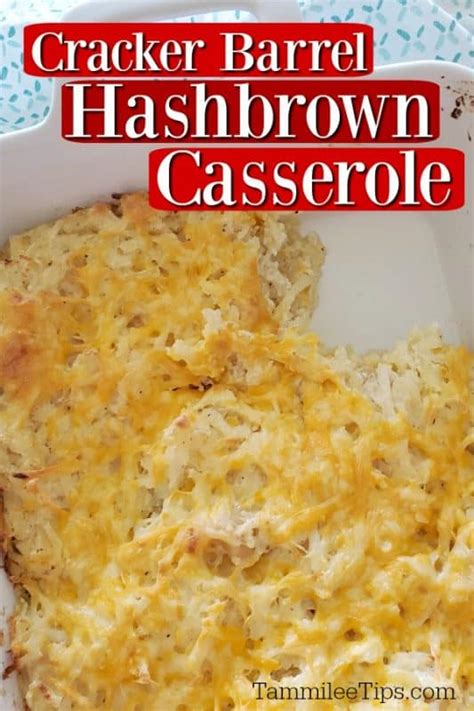 Cracker Barrel Hashbrown Casserole Recipe {Video} - Tammilee Tips