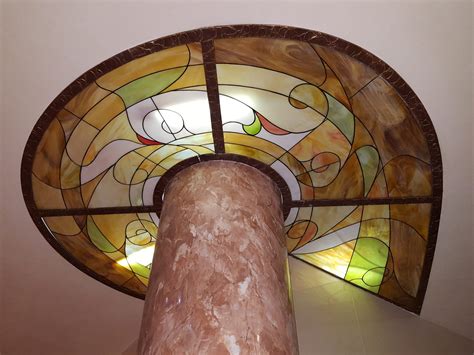 Custom Stained Glass Skylights For Ceilings Domes