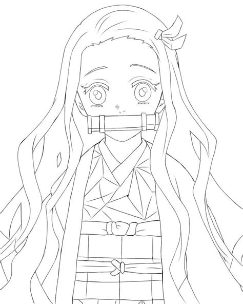 Nezuko Kamado Drawing Step By Step Guide